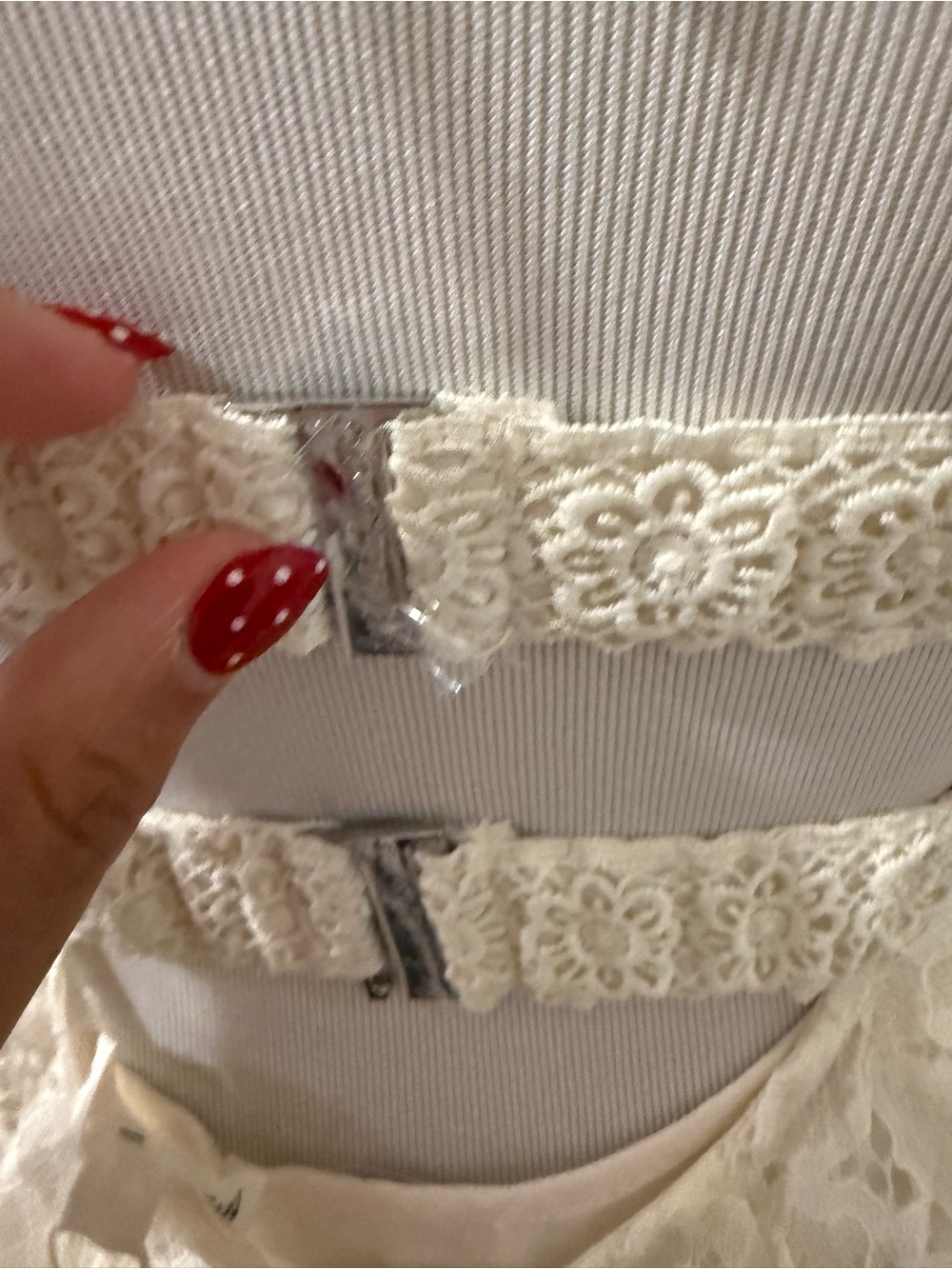NWT For Love & Lemons Marilyn White Lace Midi Dress Bridal SZ S - Picture 8 of 10